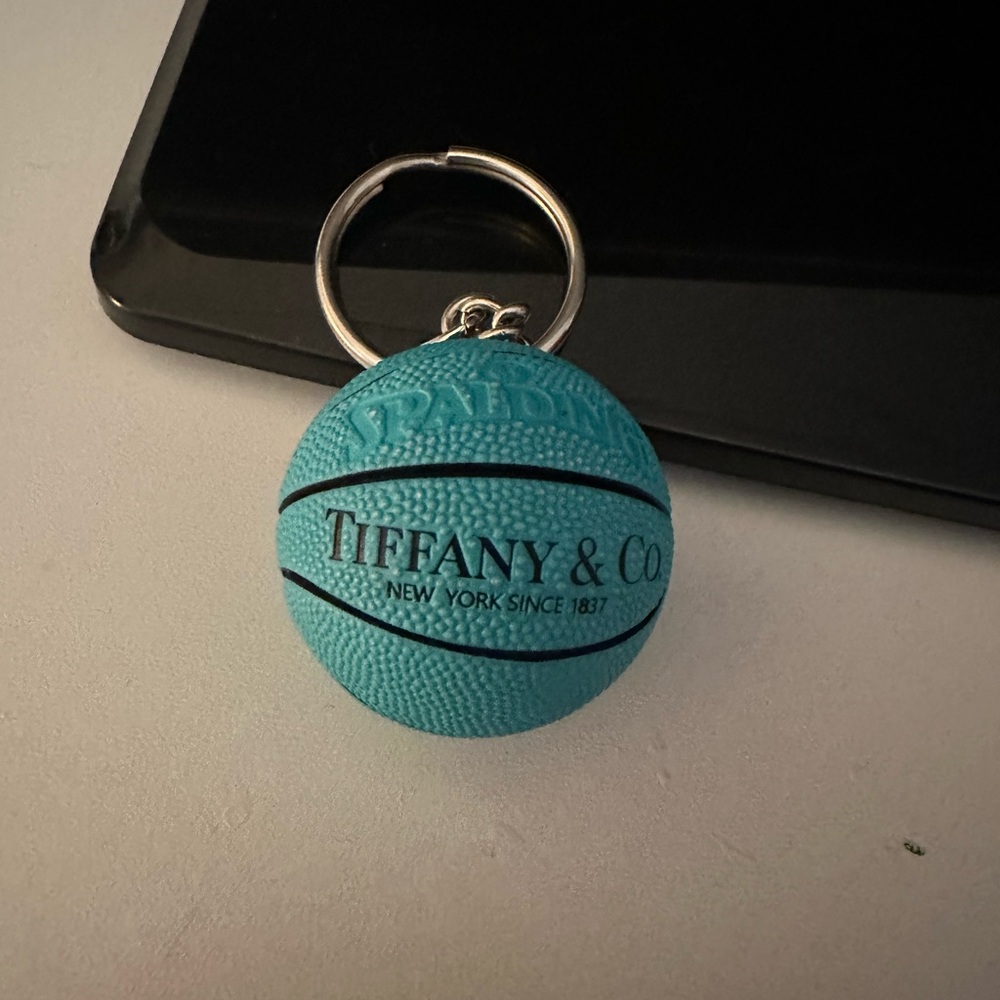 Tiffany & Co. Turquoise Basketball Keyring